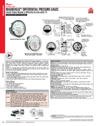 Thumbnail of document Data Sheet - Series 2000 Magnehelic Differential Pressure Gages